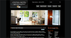 Desktop Screenshot of central-motel.com